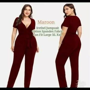 Brand new Irethel jumpsuit cotton expandex fabric